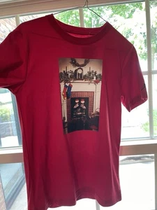 NEW AIR JORDAN Chimney Christmas SANTA Shirt Kids BOYS Red In Package NWT - Picture 1 of 7