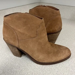 Botines Lucky Brand Eller Western Cuero Marrón Castaño 8.5 - Imagen 1 de 11