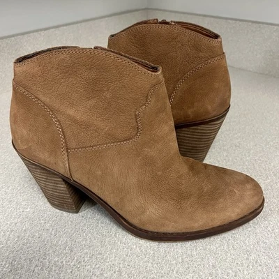 Botines Lucky Brand Eller Western Cuero Marrón Castaño 8.5 Foto 1 de 4