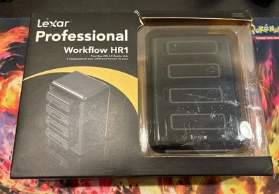 Lexar Professional Workflow HR1 Black Four-Bay USB 3.0 Reader Hub Brand New - Image 1 of 2