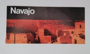 1985 NAVAJO NATIONAL MONUMENT US PARK SERVICE UNIGRID BROSCHÜRE Karte Vintage - Bild 1 von 4