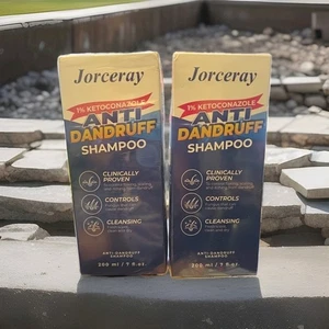 2 Bottles Jorceray ANTI DANDRUFF SHAMPOO Clinically Proven - Picture 1 of 6
