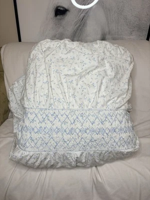 Pottery Barn LoveShackFancy Prairie Wildflower Quilt - Queen - Blue - Image 1 of 4