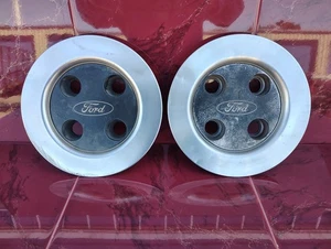 1990-1994 Ford Tempo Escort Wheel Center Caps (2) Factory OEM # E8EC-1A097-CA - Picture 1 of 19
