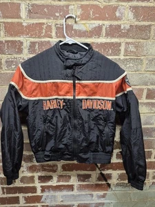 Harley Davidson jacket kids boys LARGE BLACK - Picture 1 of 5