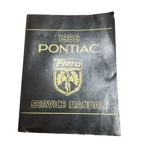 Pontiac Fiero 1986 manual de servicio de taller cableado eléctrico original - Imagen 1 de 8