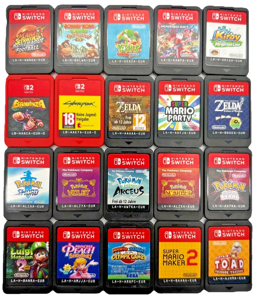 Nintendo Switch Games Sammlung Riesen Auswahl nur Modul Mario Zelda Pokemon TOP - Bild 1 von 1