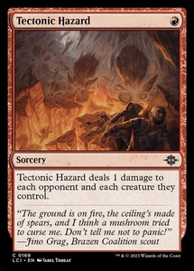 Peligro tectónico (169) Las cavernas perdidas de Ixalan LCI MTG magia - Imagen 1 de 1