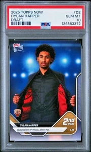 PSA 10 Dylan Harper RC 2025 Topps Now Draft Night #D2 Spurs - Picture 1 of 3