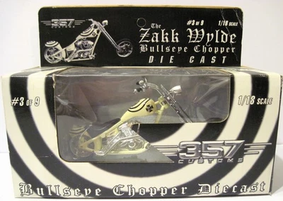 Zakk Wylde Chopper Series Metal Chopper Die Cast 357 Customs RARE ! #3 of 9 NIB! - Image 1 of 4