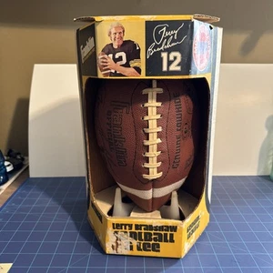 Vintage Terry Bradshaw Steelers Signature Series Franklin Football &Tee 5078 NOS - Picture 1 of 11