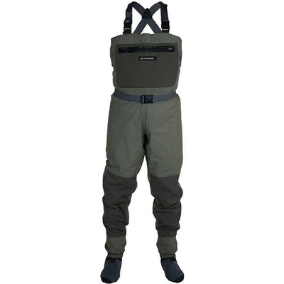 Compass 360 Deadfall Chest Wader Stone Xl 2111125-XL Fishing Waders - Image 1 of 4