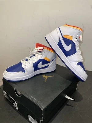 NIKE AIR JORDAN 1 MID (GS) TALLA UK 4 EUR 36.5 (554725 131) Foto 1 de 4