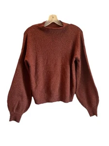 Pinque Stitch Fix Aliza Gr. XL Rippstrick lässiger Pullover mit Stehkragen - Bild 1 von 7