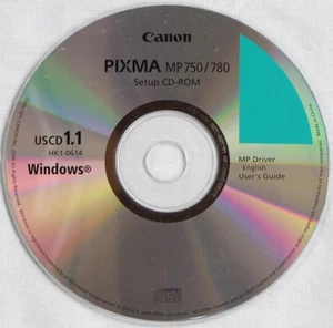 2004 CANON Pixma MP750 / MP780 Printer Setup CD-ROM Disc - Picture 1 of 2