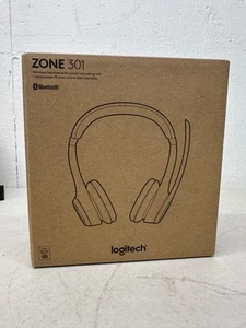 Logitech Zone 301 Wireless Bluetooth Headset w/ Noise-Canceling Mic NEW SEALED - Picture 1 of 6