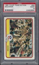 1981 Fleer Team Action #82 Souvenir PSA 9 Mint 20653884