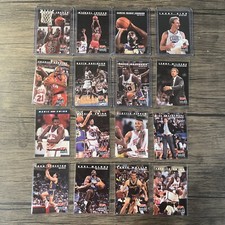 1992 SKYBOX USA DREAM TEAM 16 CARD PLAYOFF SET- JORDAN, JOHNSON, BIRD, EWING