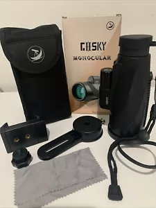 Gosky Titan 12X50 High Power Prism Monocular Waterproof Smartphone Holder Strap - Picture 1 of 14
