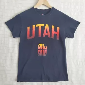 Majestic Mens Rudy Gobert Utah Jazz NBA Basketball Jersey Black T-Shirt Sz Small - Picture 1 of 9