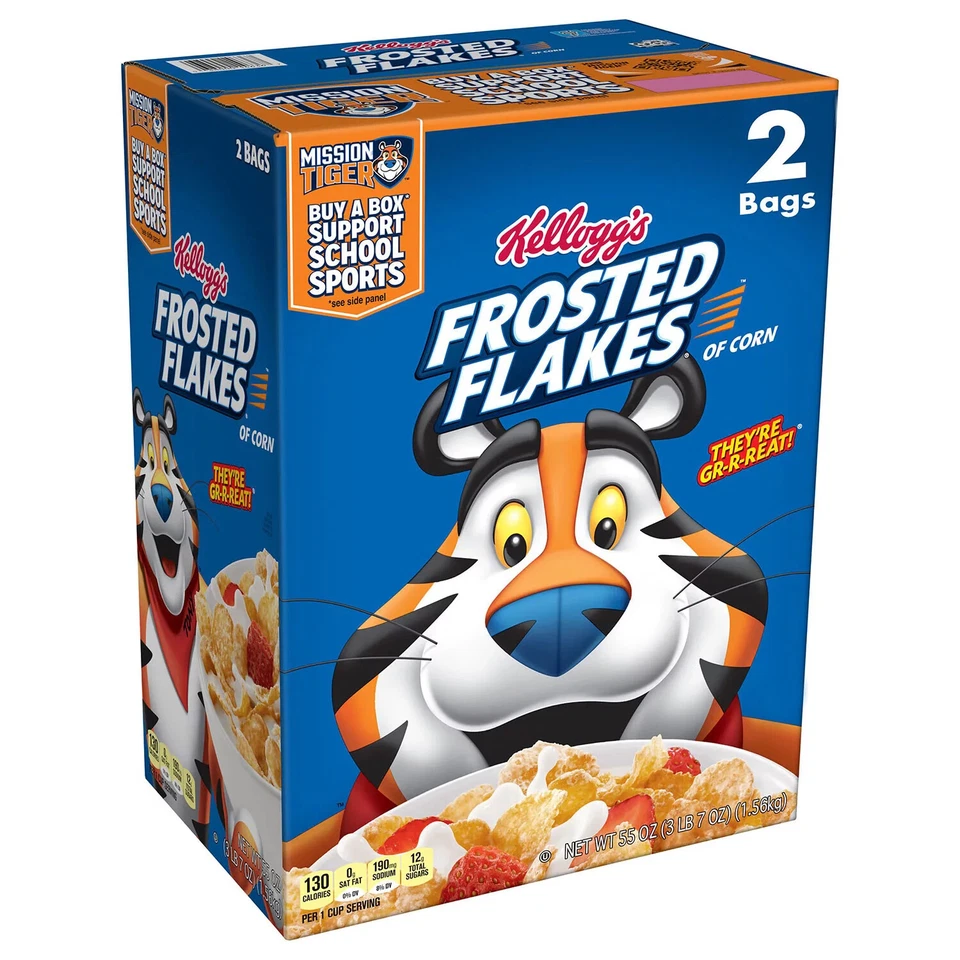 Cereal Kellogg's Frosted Flakes (55 oz.) Foto 1 de 4