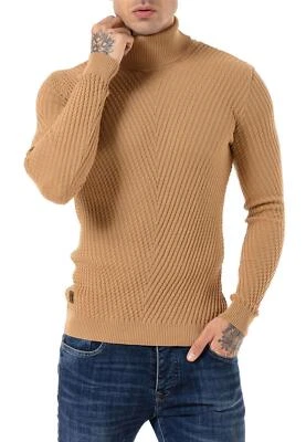 Jersey de punto Redbridge para hombre con cuello alto Foto 1 de 4