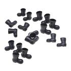 Dollhouse Boots 1/12 Scale Rubber 10 Pairs for DIY Projects Kitchen Room Box