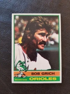 BOB GRICH 1976 TOPPS BASEBALL CARD #335 BALTIMORE ORIOLES - Picture 1 of 2