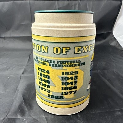 Notre Dame Whirley Plastic Tumbler Travel Mug College Football Championships USA - Image 1 of 4