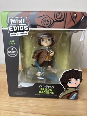 Mini Epics Weta Workshop Frodo Baggins Lord of the Rings Figure Lootcrate - Image 1 of 4