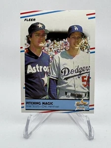 1988 Fleer, Pitching Magic, Mike Scott & Orel Hershiser - Picture 1 of 2
