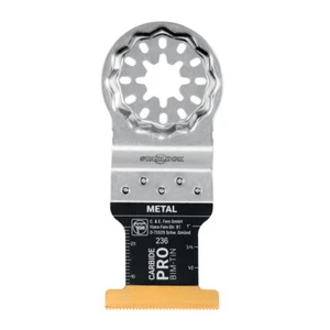 Fein 63502236270 Tin Coated Bi-Metal E-Cut Saw Blade 1-3/8 x 3-1/2 L in. - Picture 1 of 4