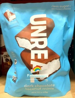 Unreal Dark Chocolate Coconut Minis 15,3 унц - Изображение 1 из 4