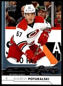 2017-18 Upper Deck Young Guns Andrew Poturalski Rookie Carolina Hurricanes #483