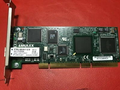 Emulex Finistar FTRJ-8519-1-2.5 Fibre PCI-X Adapter - Image 1 of 3