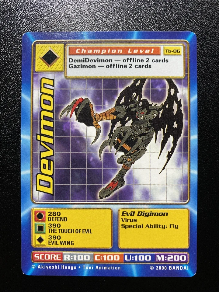Devimon Tb-06 | Digimon Digi-Battle Taco Bell Promo Card LP-NM | Bandai 2000 - Image 1 of 2