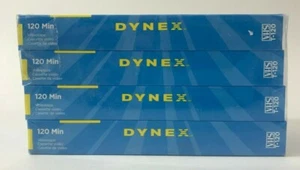 NEW - DYNEX T-120 VHS NASTRI DI REGISTRAZIONE VUOTI - Confezione da 4 - Foto 1 di 5