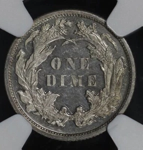 1867 NGC PR64 Mintage 6,000 + 625 Proof = Lowest 10C ✅ $3,250 Comp! Seated Dime - Picture 1 of 6
