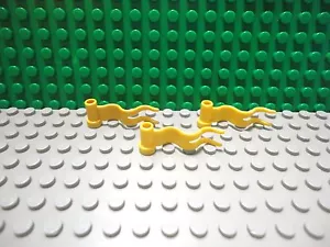 Lego Minifigur 3 gelb gewellte Flagge - Bild 1 von 1