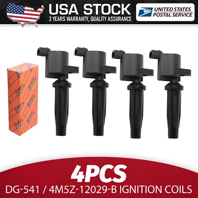 Ignition Coil OEM DG-541/4M5Z-12029 4pcs For Mercury Mariner 2.3L l4 2005-2011 - Image 1 of 4