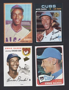 4 Archives card MR. CUB ERNIE BANKS CHICAGO LET'S PLAY TWO - Picture 1 of 1