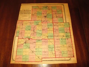 MAP OF TIMBER TOWNSHIP  , ILLINOIS - Picture 1 of 1