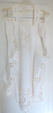 Gorgeous Excellent Edwardian/Victorian Cutwork Embroidery Pinafore Apron