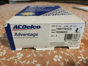 14D1161CH AC DELCO ADVANTAGE (SILVER) CERAMIC DISC BRAKE PADS (GM #19286003) - Foto 1 di 8