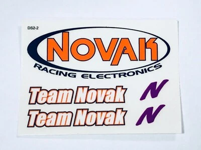 Vintage Team Novak Sticker Sheet Mint Condition Decal RC Racing #4 - Image 1 of 3