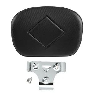 Sissy Bar Passenger Backrest Pad Fit For Harley Touring Electra Road Glide Black - Foto 1 di 5