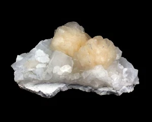 Natürliche APOPHYLLIT Stilbit Mineralien Probe Indien #G 864 - Bild 1 von 5