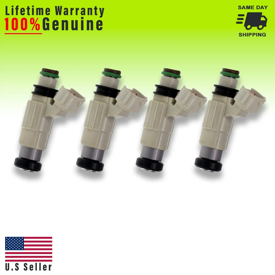 4 топливные форсунки подходят для Chrysler Sebring Stratus Mitsubishi Eclipse 2,4 л 2001-05 - Изображение 1 из 1