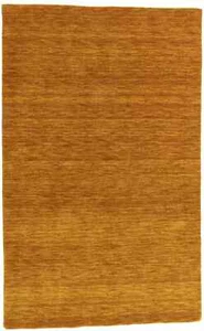 Orange Solid Design Hand-Loomed 3X5 Gabbeh Wool Rug Oriental Home Decor Carpet - Picture 1 of 12