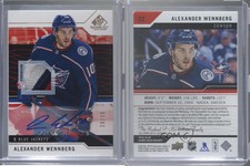 2018 SP Game Used Red Spectrum Premium Material /15 Alexander Wennberg #22 Auto